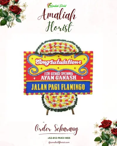 Bunga Papan Congratulation di Bangbang